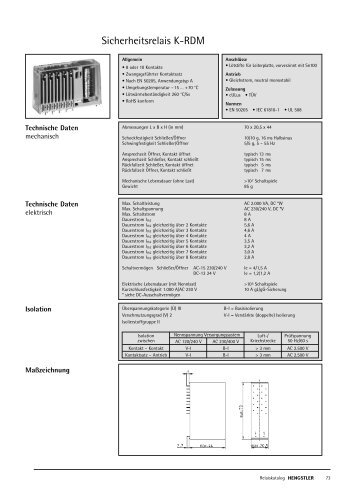 Sicherheitsrelais K-RDM