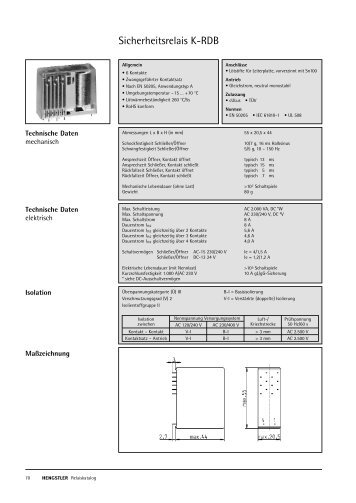 Sicherheitsrelais K-RDB