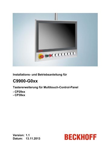 C9900-G0xx Tasterweiterung - download - Beckhoff