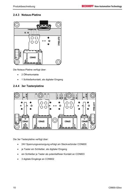 C9900-G0xx Tasterweiterung - download - Beckhoff