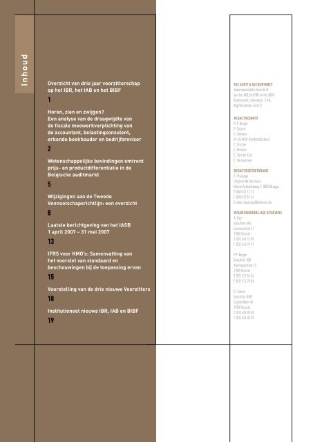 Tax Audit & Accountancy - IBR