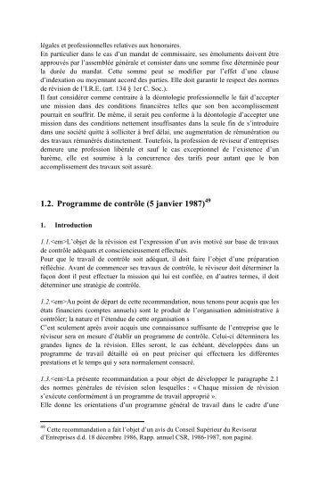 Microsoft Word - Vademecum 2007 Tome II Normes et - IBR
