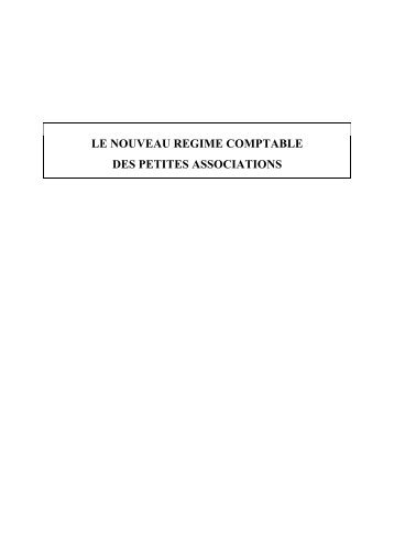 Le nouveau droit comptable des petites ASBL - IBR