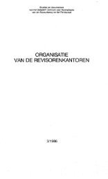 Organisatie van de revisorenkantoren - IBR