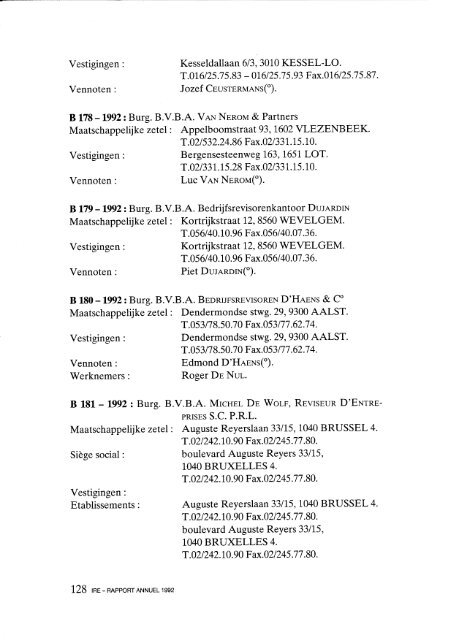 Rapport annuel 1992.pdf - IBR