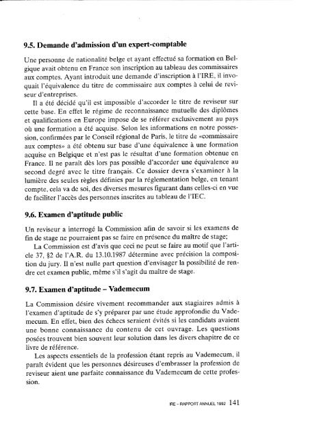 Rapport annuel 1992.pdf - IBR