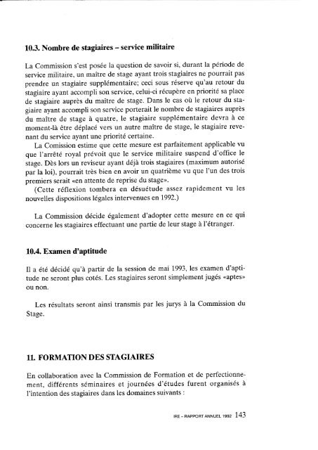 Rapport annuel 1992.pdf - IBR