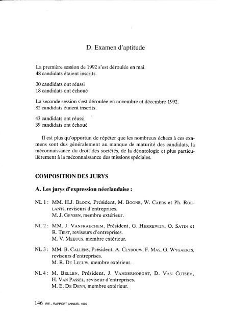 Rapport annuel 1992.pdf - IBR