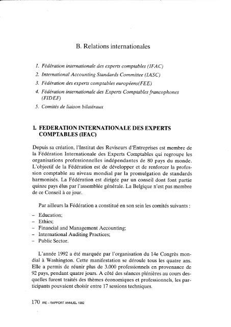 Rapport annuel 1992.pdf - IBR