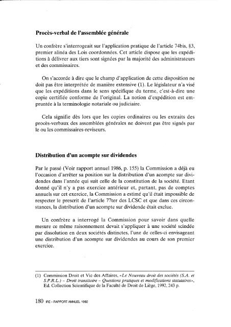 Rapport annuel 1992.pdf - IBR