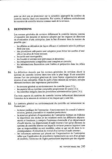 Rapport annuel 1992.pdf - IBR