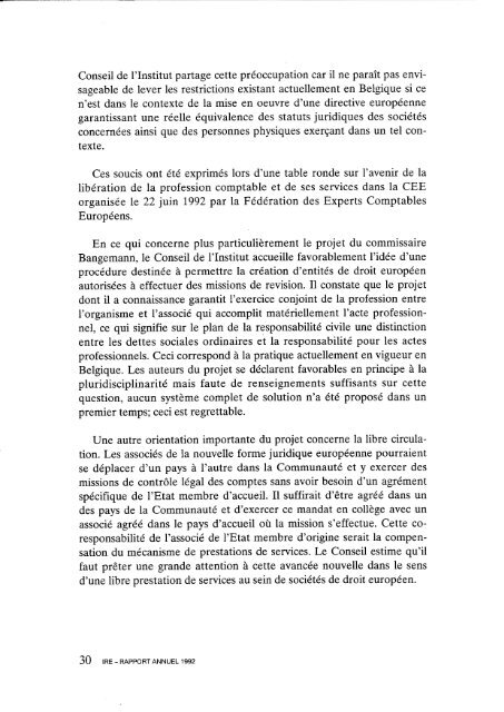 Rapport annuel 1992.pdf - IBR