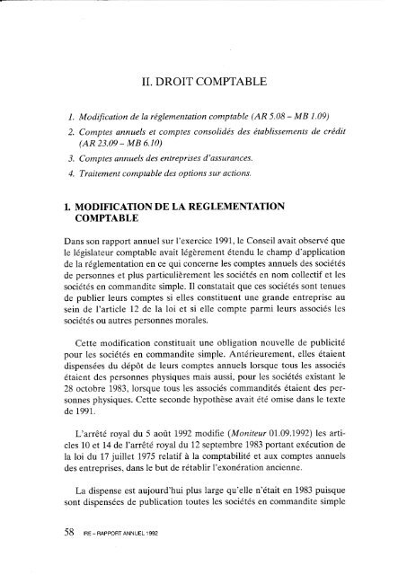 Rapport annuel 1992.pdf - IBR