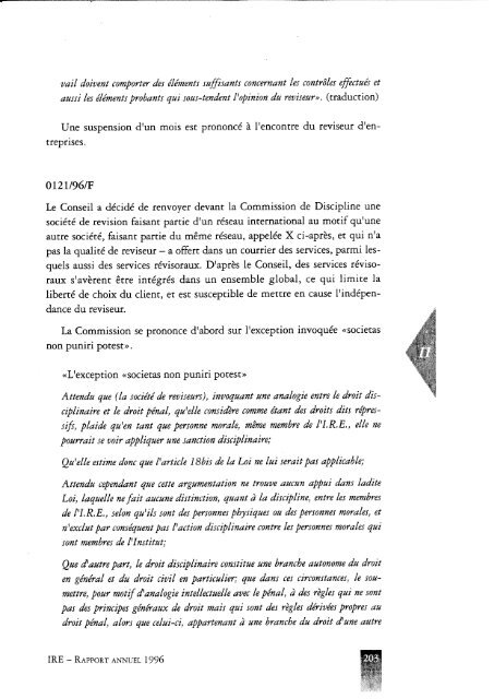 Rapport annuel 1996.pdf - IBR