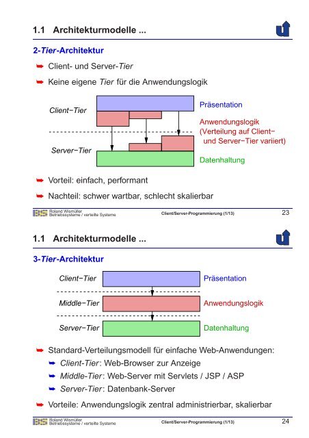 2 auf 1 - Betriebssysteme und verteilte Systeme