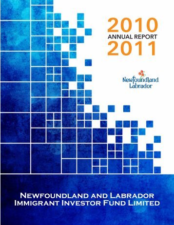 Newfoundland and Labrador Immigrant Investor Fund Limited