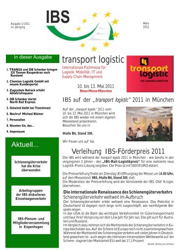 transport logistic - (IBS) eV