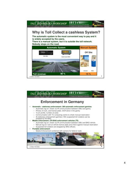 Toll Collect: The German Cashless Project