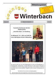 Mitteilungsblatt KW 19/2013 - Gemeinde Winterbach