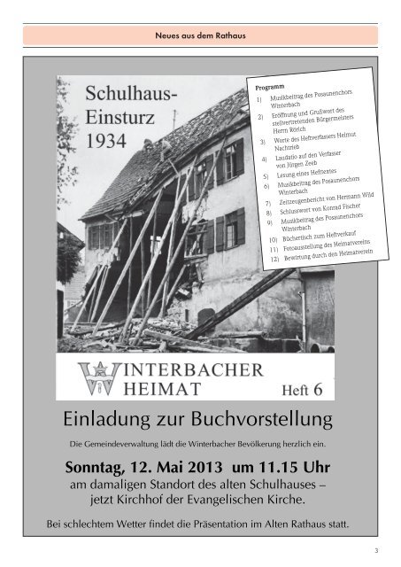 Mitteilungsblatt KW 19/2013 - Gemeinde Winterbach