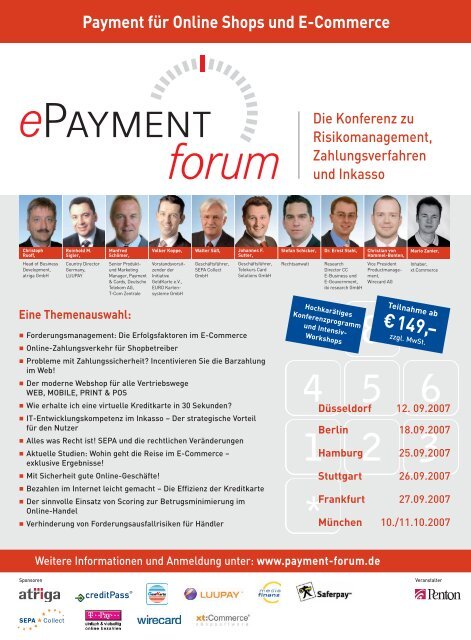 Payment fÃ¼r Online-Shops und E-Commerce - iBusiness