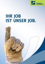 IHR JOB IST UNSER JOB.