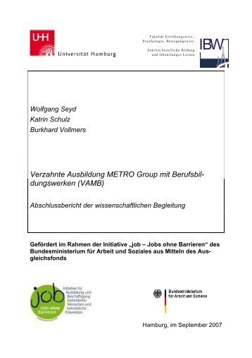 VAMB - Institut fÃ¼r Berufs- und WirtschaftspÃ¤dagogik - UniversitÃ¤t ...