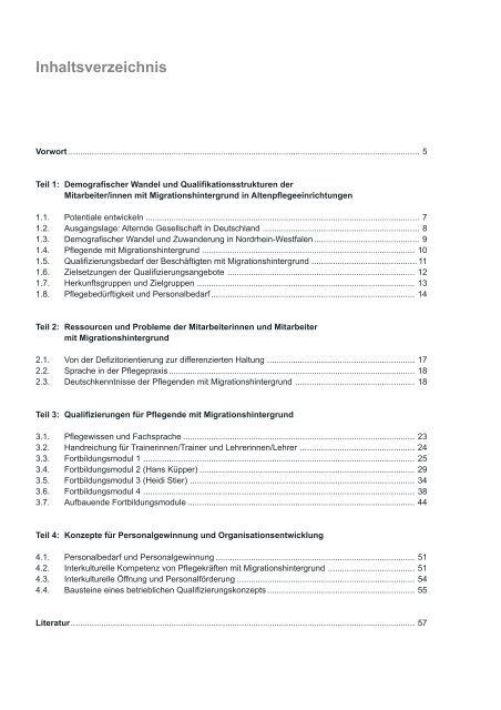 Migrantinnen und Migranten in der Altenpflege - BiG Essen