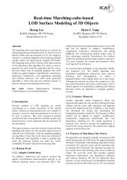 Real-time Marching-cube-based LOD Surface Modeling of 3D Objects