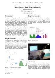 Graph-Sono â Hand Drawing Sound - - ICAT