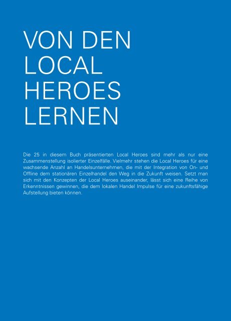 LOCAL HEROES - Zukunftsfähiger Einzelhandel ... - Shopanbieter.de