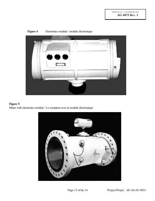 AG-0473 Daniel Industries Inc. Flow Meters ... - Industrie Canada