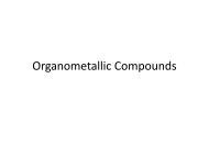 Organometallic compounds