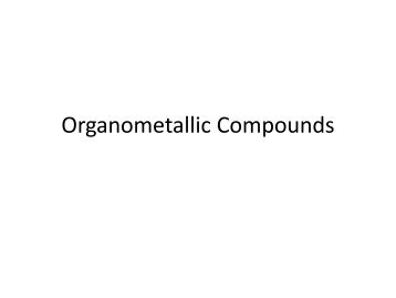 Organometallic compounds