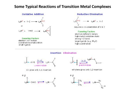 Organometallic compounds