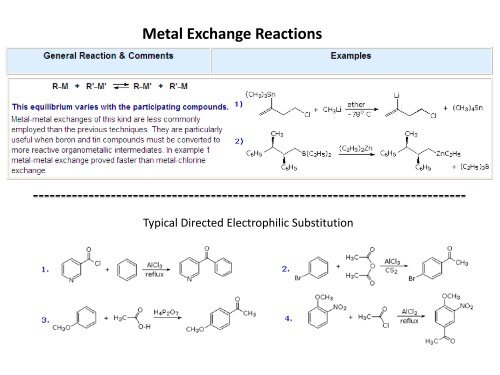 Organometallic compounds