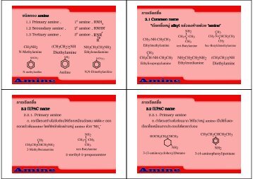 amine 1.1 Primary amine , 1o amine , RNH 1.2 Secondary amine ...