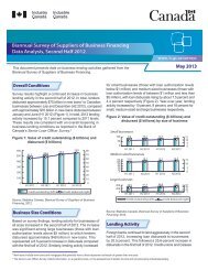 Biannual Survey of Suppliers of Business ... - Industrie Canada