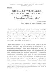 INTRA- AND INTER-RELIGIOUS DIALOGUE IN ... - 南山大学