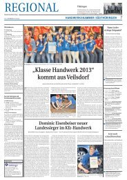 Deutsche Handwerks Zeitung - Handwerkskammer SÃ¼dthÃ¼ringen