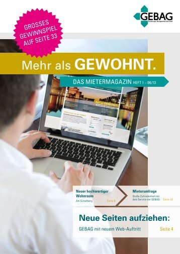 "Mehr als gewohnt" 1/2013 (pdf) - Gebag