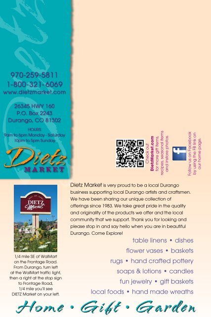 Download Our Catalog - Dietz Market