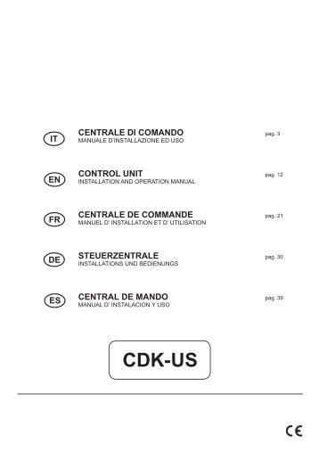 CDK-US - bei Berner Torantriebe