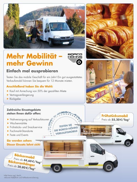 Mehr MobilitÃ¤t â mehr Gewinn - Borco-HÃ¶hns GmbH + Co. KG