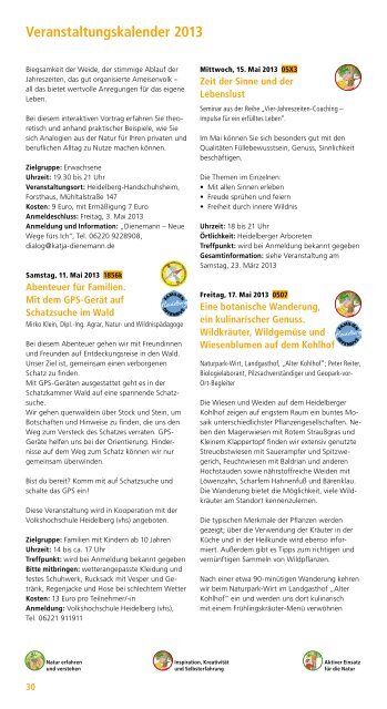 PROGRAMM 2013 - Stadt Heidelberg