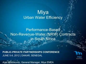 Performance-Based Non-Revenue-Water (NRW) - The Infrastructure ...
