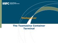 madagascar: the toamasina container terminal