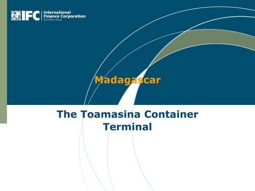 madagascar: the toamasina container terminal