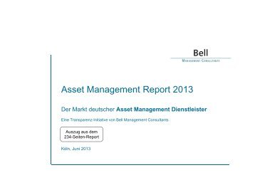 AM-Report 2013 - Bell Management Consultants
