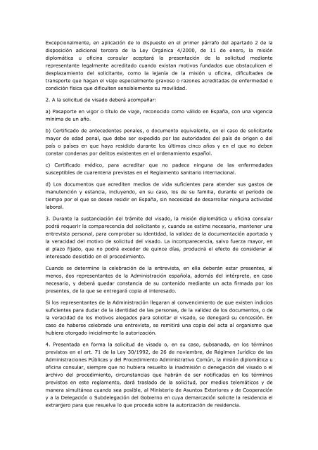 Real Decreto 2393/2004, de 30 de diciembre